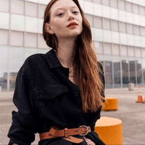 Madewell Tan Backcountry Leather Belt - Size L